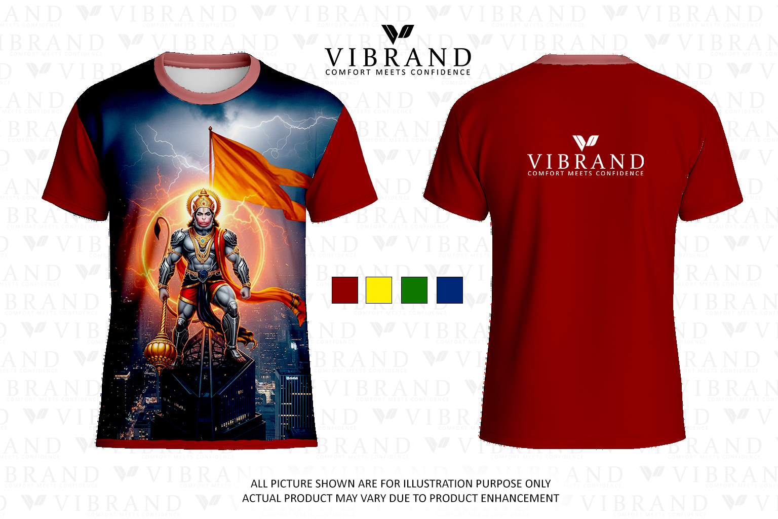 Hanuman Tshirt Mockup Design 2