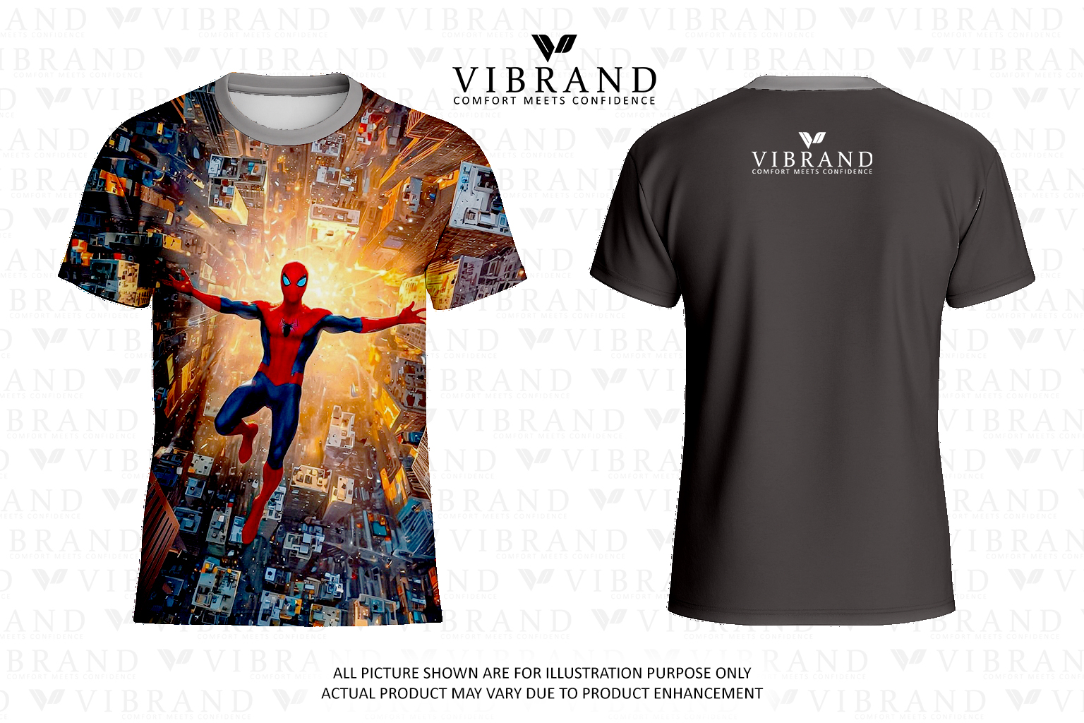 Tshirt Mockup spiderman